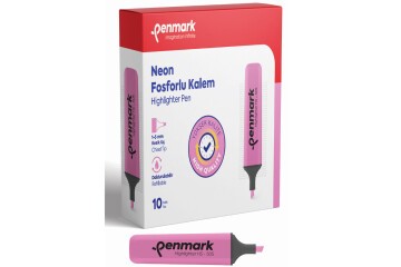 Penmark Fosforlu Kalem Neon Pembe HS-505 04