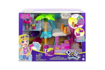Polly Pocket Flamingo Araba Su Eğlencesi Seti
