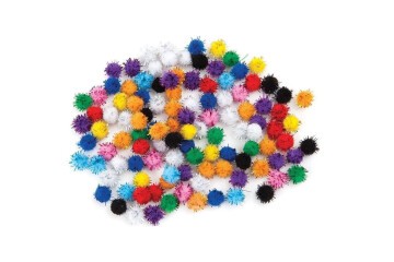 Puti Pon Pon Metalik 10 MM 4476