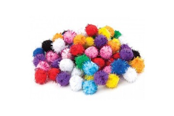 Puti Pon Pon Metalik 20 MM 4483