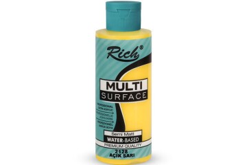 Rich Akrilik Boya Multi Surface 120 CC Açık Sarı 120-2128