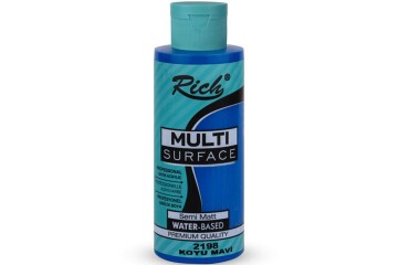 Rich Akrilik Boya Multi Surface 120 CC Koyu Mavi 120-2198