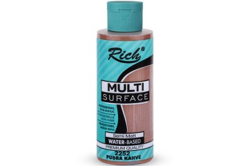 Rich Akrilik Boya Multi Surface 120 CC Pudra Kahve 2252