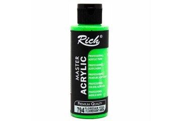 Rich Akrilik Florasan Boya Master 120 CC Yeşil 2445