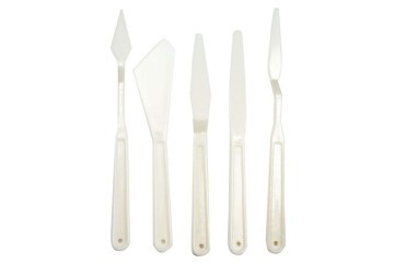 Rich Spatula Plastik 5 Li Set Beyaz 11248