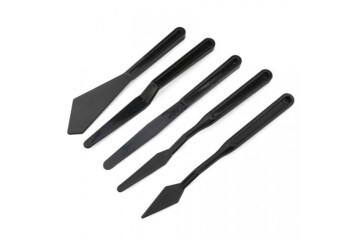 Rich Spatula Plastik 5 Li Set Siyah 11247