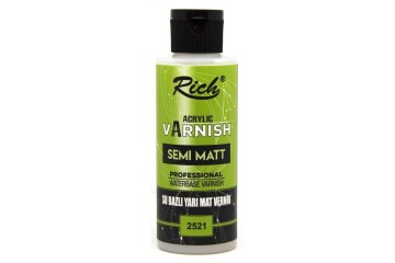 Rich Vernik Su Bazlı Yarı Mat High Gloss 120 CC 120-2521