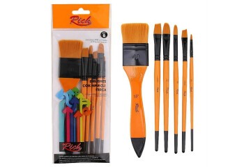 Rich Zemin Fırça Karma Set 6 Lı set 8