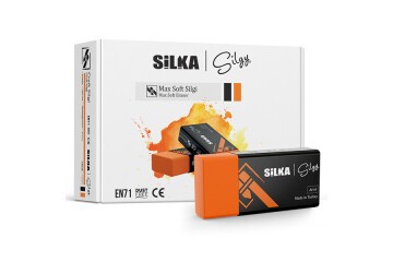 Silka Maxsoft Öğrenci Silgisi 24 LÜ Turuncu Art.6