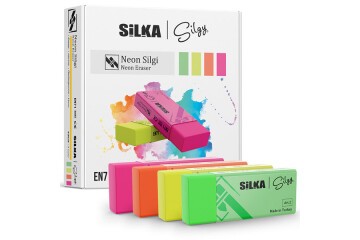 Silka Öğrenci Silgisi Neon 24 LÜ Art.3