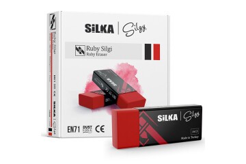 Silka Rubby Öğrenci Silgisi 20 Lİ Kırmızı Art.5