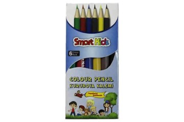 Smart Kıds Kuru Boya Kısa 6 Renk 2966
