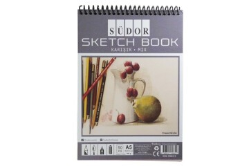 Südor Eskiz Defteri Kraft Mix A5 Telli 100 GR 50 YP MN23-5