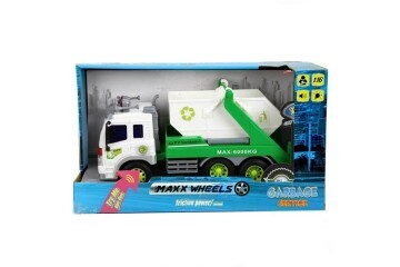 Sunman Oyuncak Geri Dönüşüm Kamyonları Ses/Işık 3Asst. S00013078