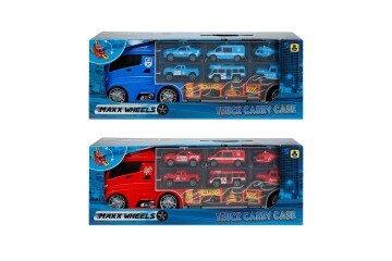 Sunman Oyuncak Maxx Wheels Transporter 40 cm 6 Araçlı Aksesuarlı Set 2 S00002327