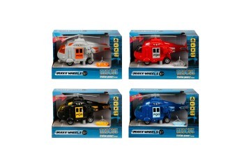 Sunman Oyuncak Maxx Wheelss Sesli Ve Işıklı 1:20 Kurtarma Helikopter Rescue 20 Cm