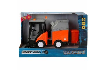 Sunman Oyuncak Sesli Ve Işıkllı Çöp Süpürme Aracı 20 Cm