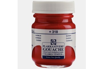 Talens Guaj Boya 16 ML Carmine (Kırmızı) 318