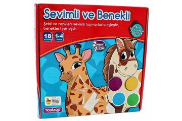 Todizoo Sevimli ve Benekli Eşleştirme Oyunu