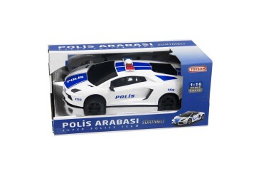 Toysan Oyuncak Sürtmeli Polis Arabası 1:16 Police Car