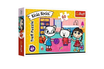Trefl Puzzle 60 Parça Kıttykıt Wıth Frıends Kicia Kocia 33x22 Cm17343