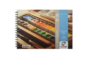 Van Gogh Sulu Boya Kağıdı Spiralli 20 YP A5 300 GR T300A54020