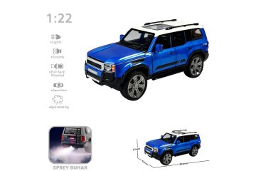 Vardem Oyuncak Çek Bırak 1:22 Sesli Ve Işıklı Buharlı Jeep VRD-HCL-521A