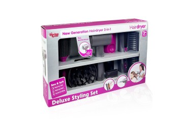 Vardem Oyuncak Sesli Ve Işıklı 2 İn 1 Luzaktan Kumandalı Saç Bakım Seti VRD-HUA-1019