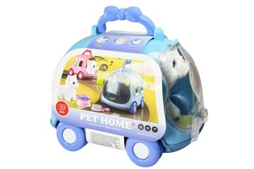 Vardem Oyuncak Taşıma Çantalı Sesli Hareketli Kedi Set VRD-JND-6801