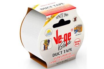 Vege Özel Amaçlı Bant Tamir ve Yalıtım Power Ducttape 50x10 Beyaz
