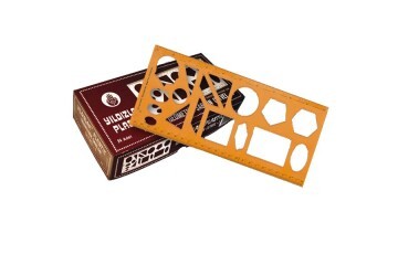Yıldızlar Geometrik Şablon Cetvelli Atatürklü 25 CM 40