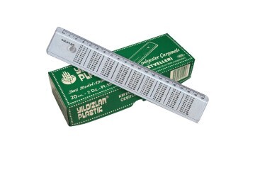 Yıldızlar Standart Cetvel Çarpım TabLolu 20 CM 11