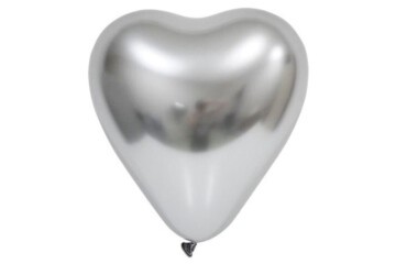 Balonevi Balon 12 Krom Kalp Sılver 50 Li