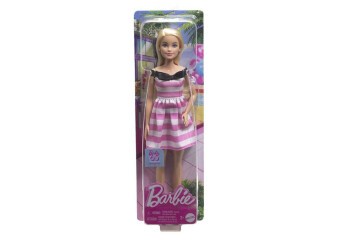 Barbie 65.Yıl Özel Pembe Elbiseli Bebek