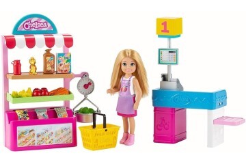 Barbie Chelsea Meslekleri Öğreniyor Market Çalışanı Chelsea Ve Oyun Seti GTN67