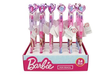 barbie Geçmeli Kalem B-1032 Taşlı Kalp 24/576