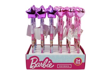 barbie Geçmeli Kalem- Kalp / Yıldız 24/576 B-1028