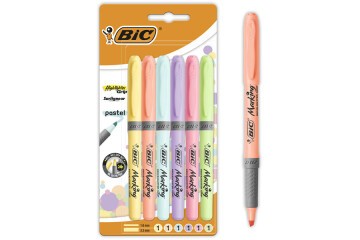 Bic Fosforlu Kalem Grip Pastel 6 LI 992561