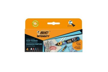 BIC MARKER 4LÜ SİYAH-MAVİ-KIRMIZI-YEŞİL