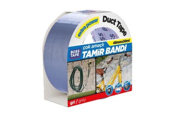 Boss Tape Duct Tape Tamir Bandı Gri Bt-02034