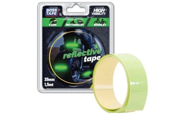 Boss Tape Fosforlu Reflektif Bant Yeşil Bt-09005