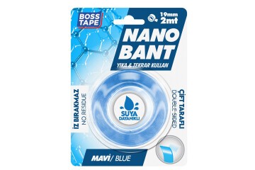 Boss Tape Yeni Mavi Nano Bant Magic Tape (Blister) Bt-01032