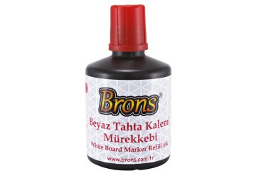 Brons Tahta Kalem Mürekkebi 100 CC Kırmızı BR-355