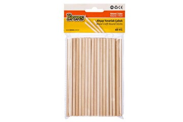 Brons Yuvarlak Çubuk Naturel Kalın BR-914