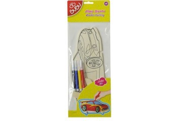 Bu-Bu Ahşap Boyama Araba BUBU-AB0041