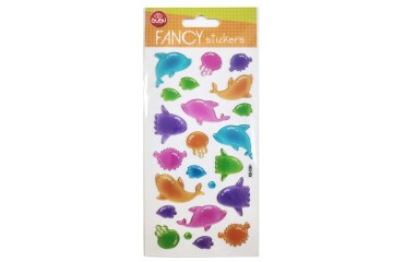 Bu-Bu Damla Stickers Funcy Deniz Hayvanlar! 9x20 BUBU-PUS-7304