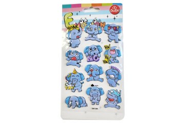 Bu-Bu Emotıons Stickers Elephants 10.9x20.5 BUBU-SWP-1806