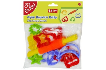 Bu-Bu Oyun Hamuru Kalıbı Merdaneli 13 Parça BUBU-HK0011