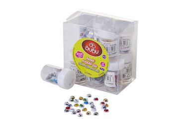 Bu-Bu Renkli Kirpikli Karışık Göz 8 GR BUBU-GZ0001