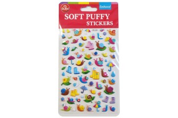 Bu-Bu Soft Puffy Stickers Cute Snaıl 10.9x20.5 BUBU-SWP-1010B